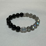 Midnight Starlight-Handmade Natural Crystal Bracelet