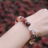 Withered Leaf Rose-Handmade Natural Crystal Bracelet