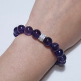 Violet majesty-Handmade Natural Crystal Bracelet