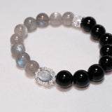 Midnight Starlight-Handmade Natural Crystal Bracelet