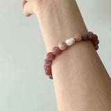 Pink Shell-Handmade Natural Crystal Bracelet