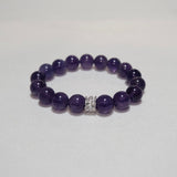 Violet majesty-Handmade Natural Crystal Bracelet