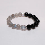 Midnight Starlight-Handmade Natural Crystal Bracelet