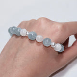 Freshwater Pearls-Handmade Natural Crystal Bracelet