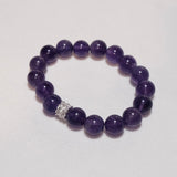 Violet majesty-Handmade Natural Crystal Bracelet