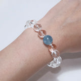 Lake Blue-Handmade Natural Crystal Bracelet