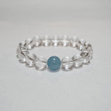 Lake Blue-Handmade Natural Crystal Bracelet